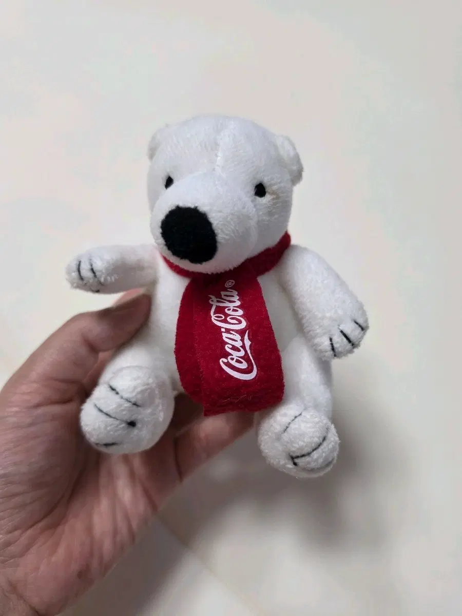 코카콜라 북극곰 인형 키 11cm
