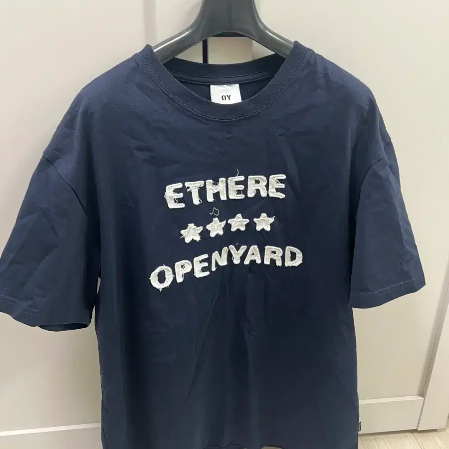 OY 에테르 오픈야드 반팔티 네이비 새제품