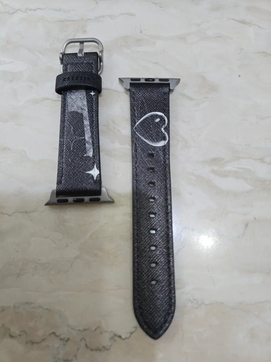 새상품) 케이스티파이 애플 워치 스트랩 사피아노 가죽 38/40/41mm 블랙 (애플워치 시리즈 7-9)
