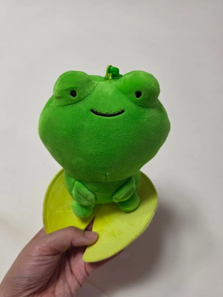 연못 위 개구리 인형 키14cm