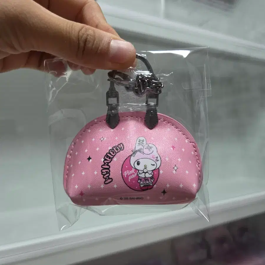 마이멜로디 핸드백 미니어처 키링