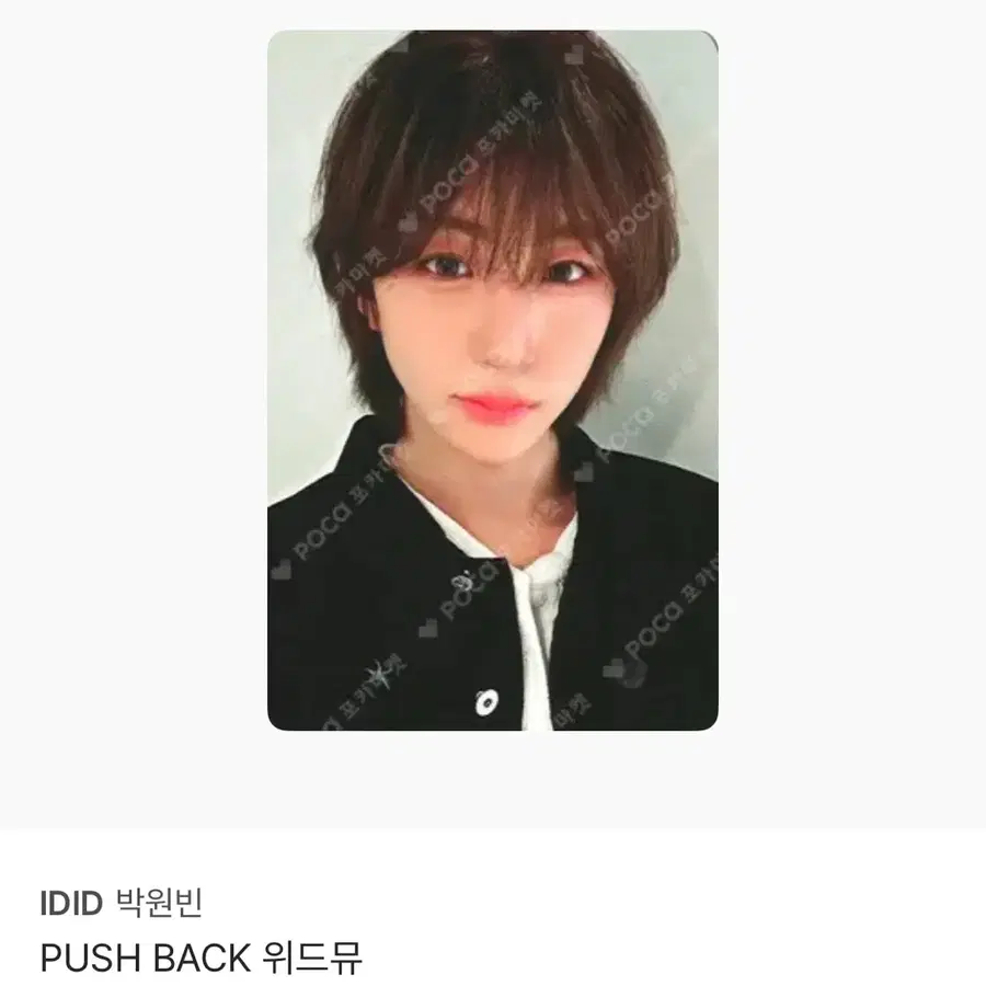 아이딧 IDID 박원빈 럭드 포카 구해요