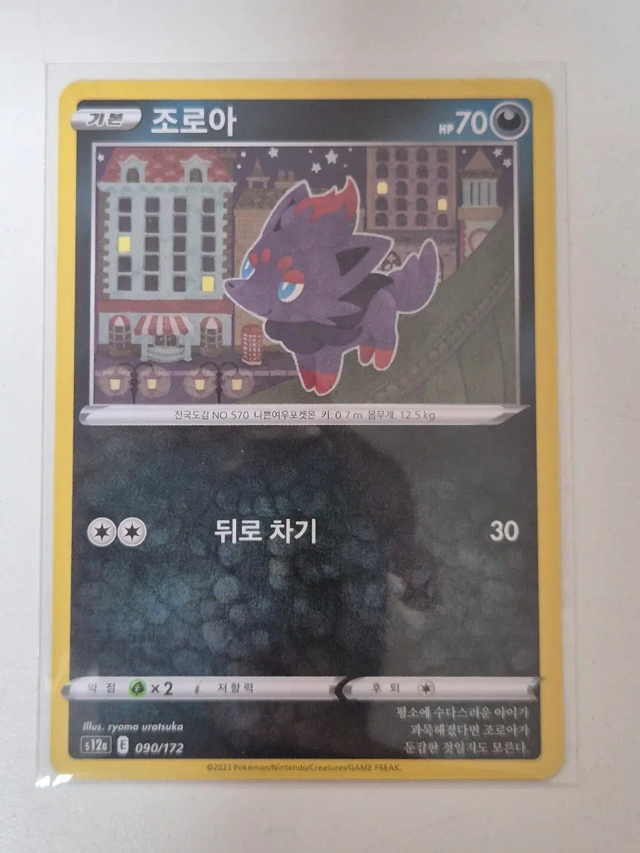 누. 포켓몬카드 조로아 s12a E