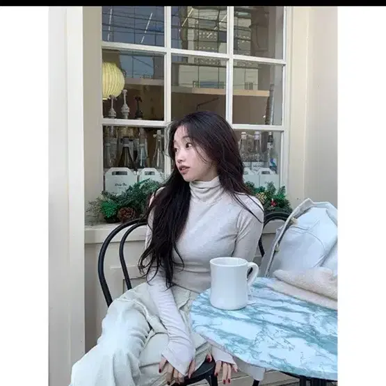 교신가능 영앤리치 워머 이너 긴팔티