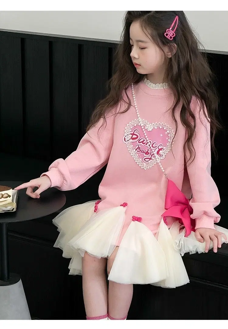 (새상품) 핑크 프릴 원피스 160사이즈