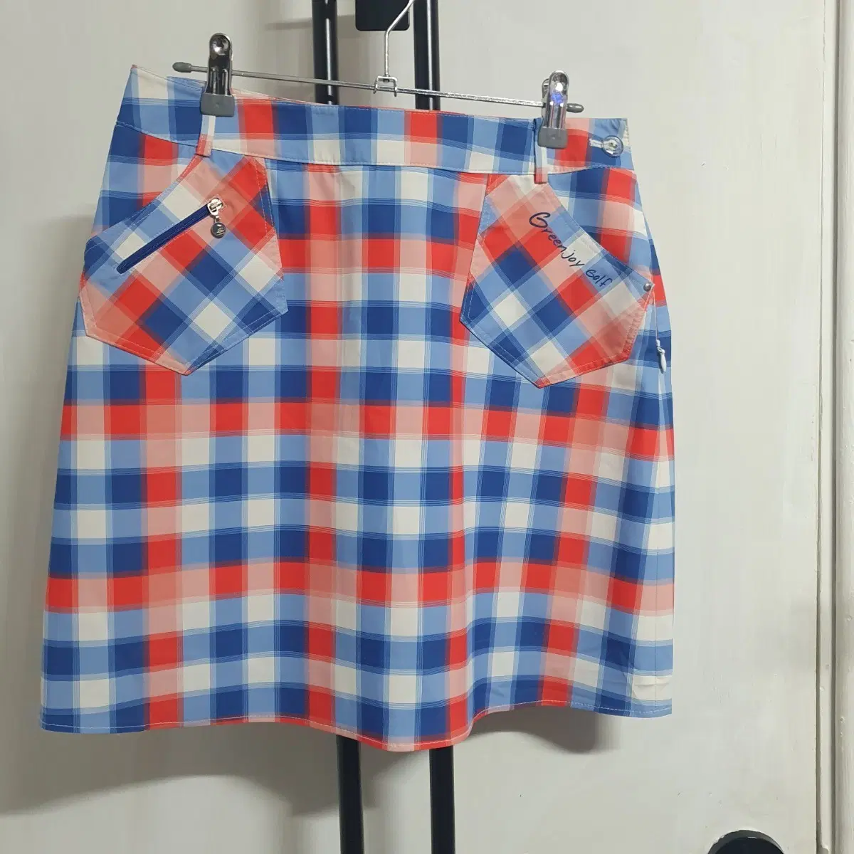 29인치 그린조이 골프 치마바지 체크