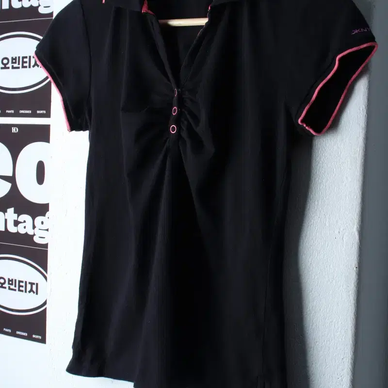 W(M) DKNY 디케이앤와이 도나카란 반팔 카라 티셔츠-H36842