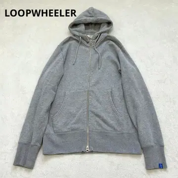 LOOPWHEELER 루프 휠러 맨투맨 지퍼 후드티