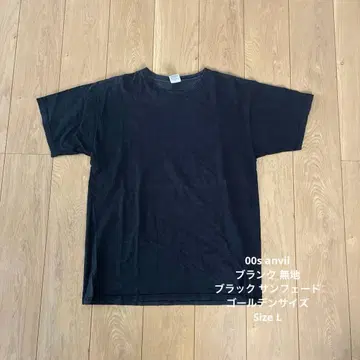 00s anvil 블랭크 무지 블랙 선페이드 골든 사이즈