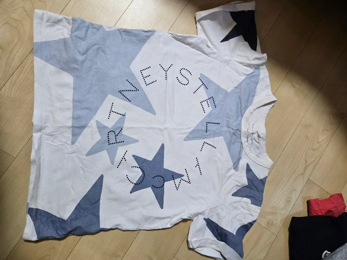 스텔라 맥카트니 별 프린팅 반팔 티셔츠 12y