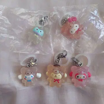 산리오 라떼곰 메지루시 액세서리 키티 마이멜로디 시나몬