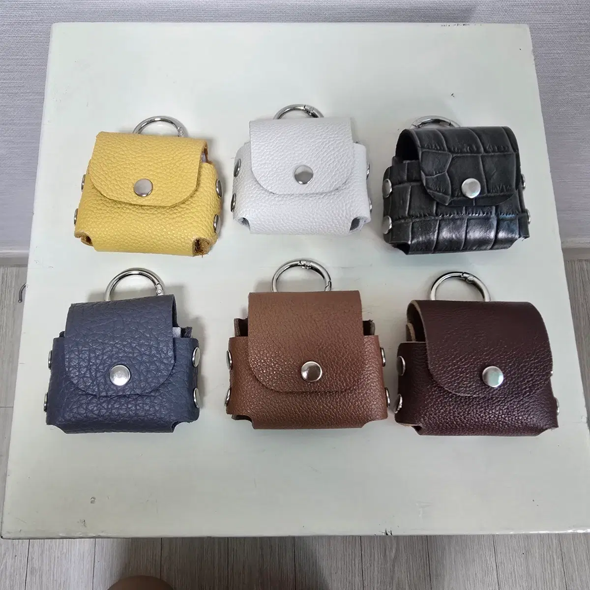 버즈4 4프로 소가죽 케이스