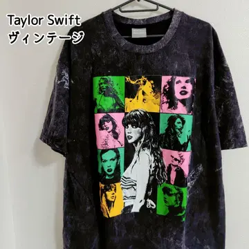 Taylor Swift 빈티지 밴딩 T셔츠 케미컬 워시