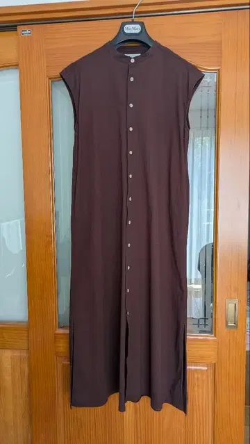 맥피 프렌치 롱 원피스 브라운 사이즈 36 토모로랜드