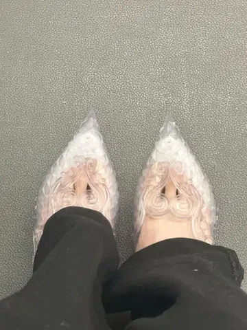 Melissa Y/PROJECT 클리어 샌들 뮬