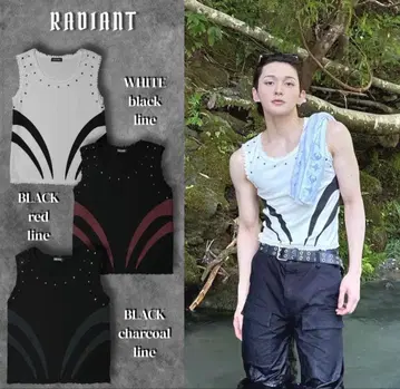 RADIANT 오리지널 아이템 크롭 탱크