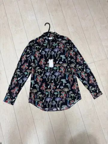 Paul Smith 버섯 패턴 긴팔 셔츠 Large