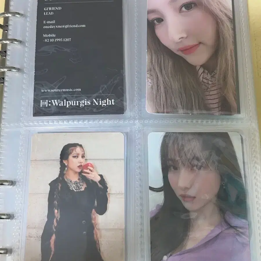 여자친구(소원,예린,유주)포카