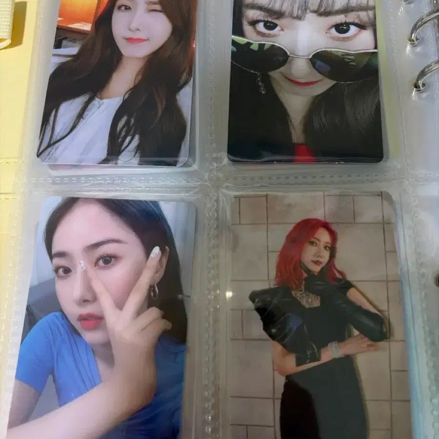 여자친구(신비,엄지,단체)포카,비비지 단체 포카