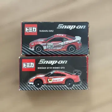 토미카 스냅온 SUBARU BRZ NISSAN GT-R NISMOGT3