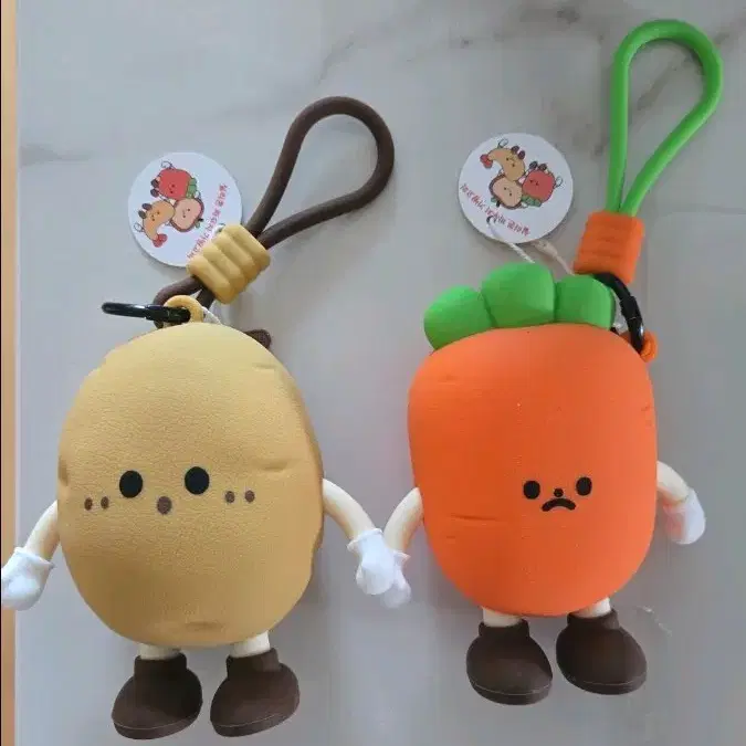 실리콘파우치 고리 감자&당근 일괄