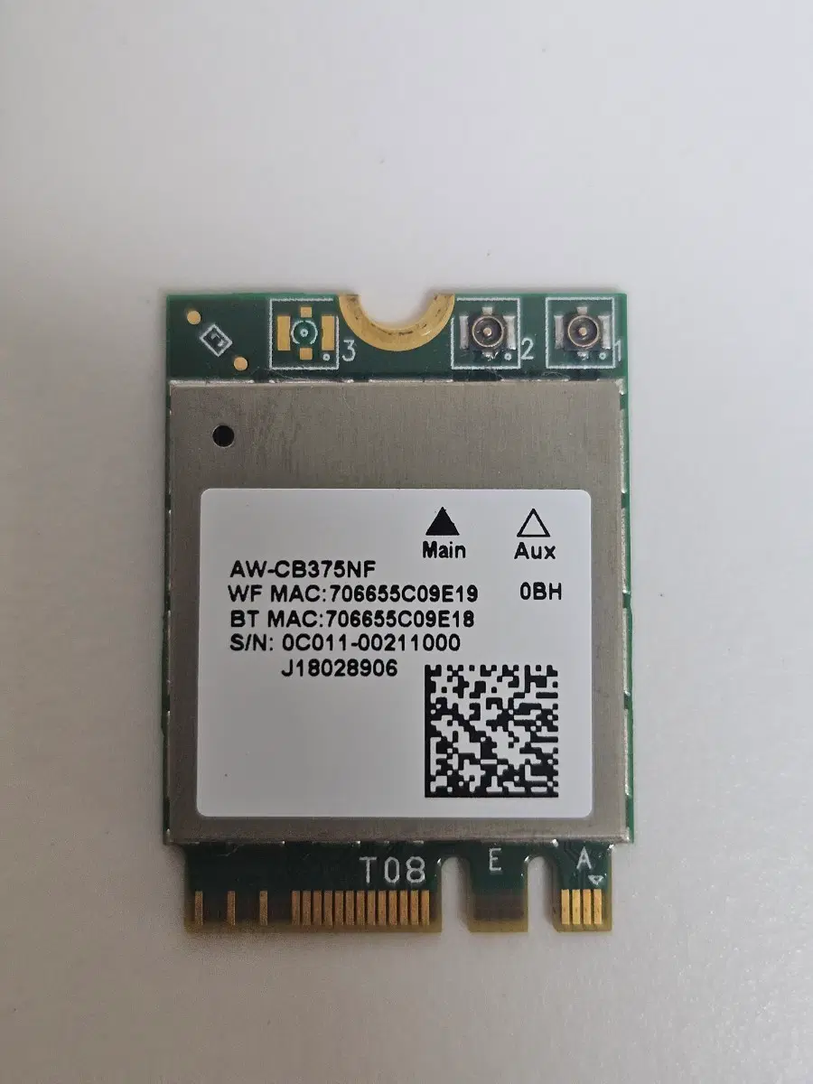 AW-CB375NF 무선 랜카드 리얼텍 RTL8822CE