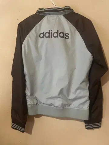 adidas 트랙 자켓 라이트 블루 x 브라운
