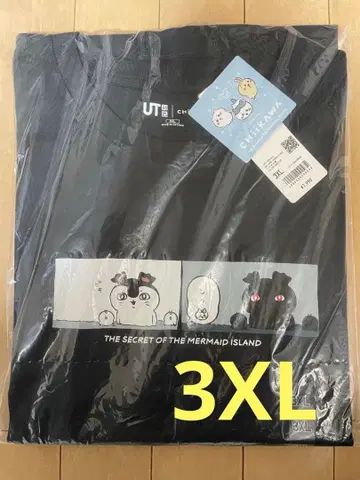 3XL 영화 치이카와 (먼작귀) 인어섬의 비밀 UNIQLO UT 세이렌