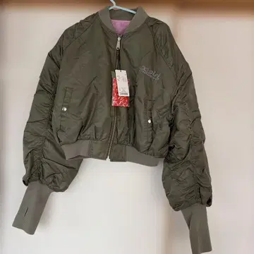X-girl MOUSSY MA-1 카키