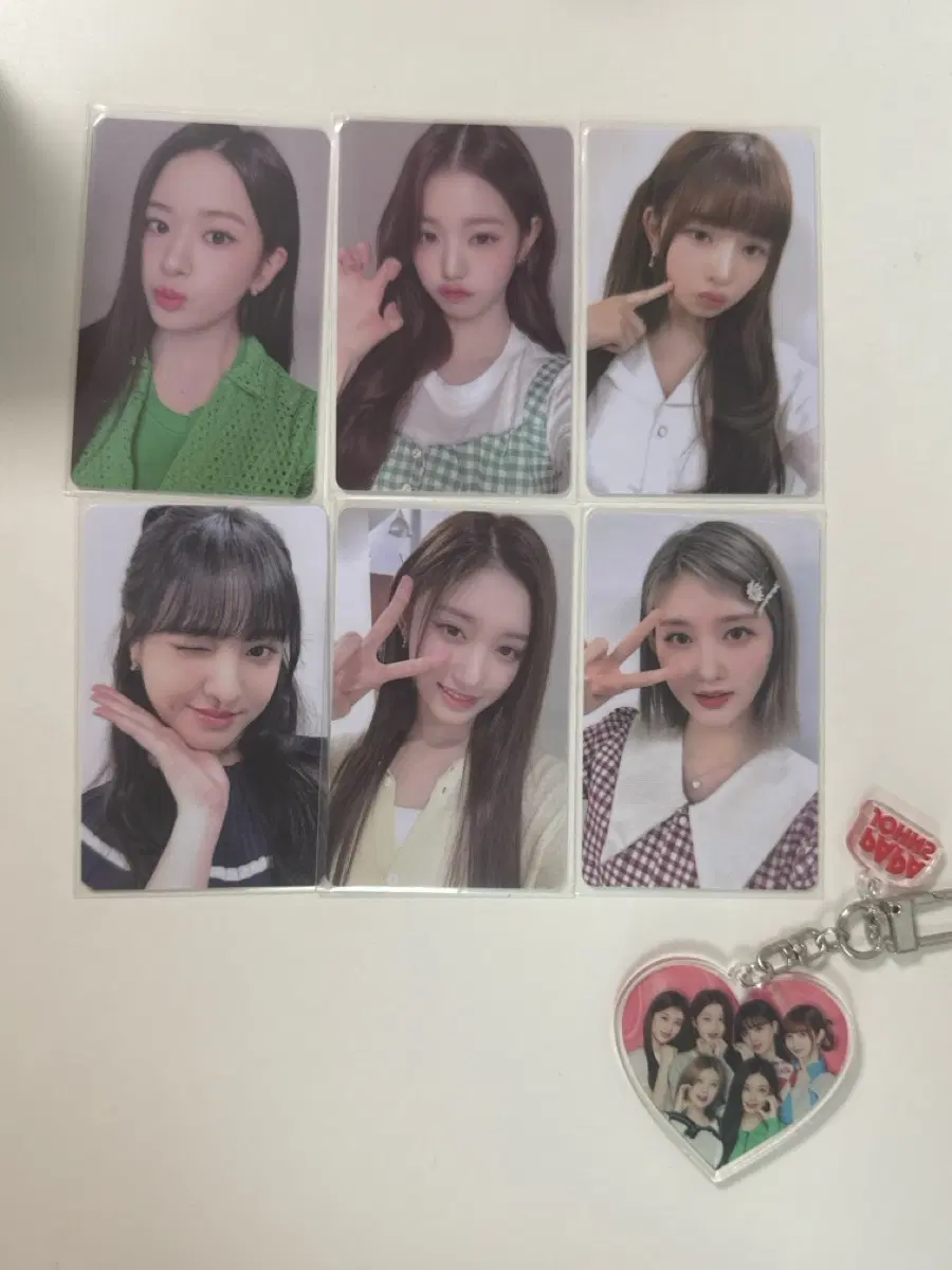 아이브 파파존스 2차 포카, 키링 일괄(개봉앨범 덤