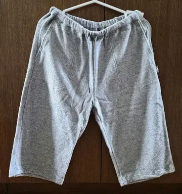 파일 원단 하프 팬츠