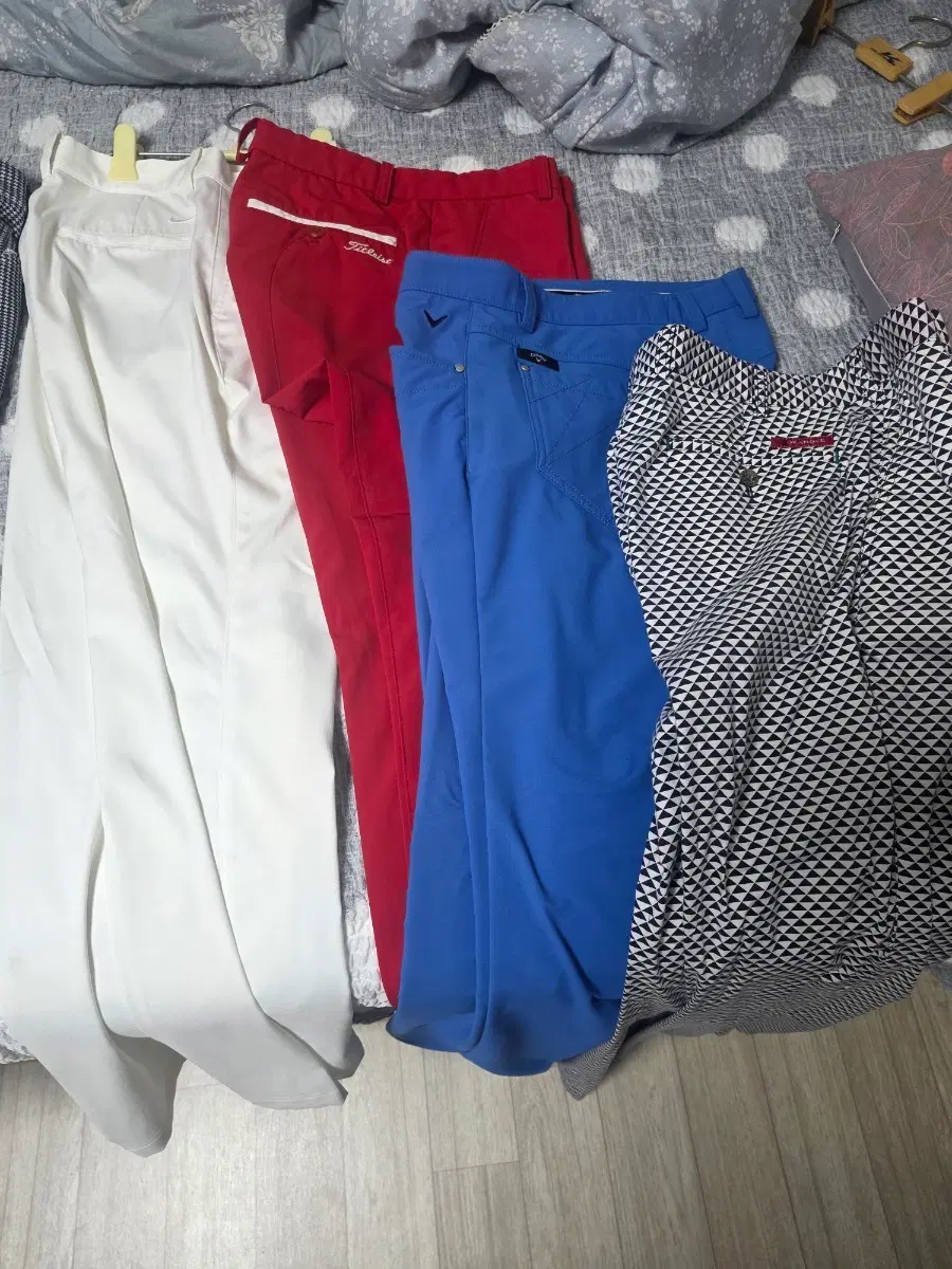 골프바지 하계용 4벌