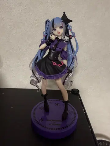 유키 미쿠 쿠로미 SNOW MIKU x KUROMI 피규어