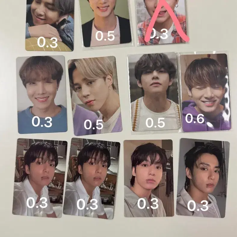 방탄소년단 포카,포스트카드 팝니다