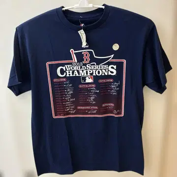 [ 새상품 ] 우에하라 고지 2013 MLB 레드삭스 W 시리즈 우승 티셔츠