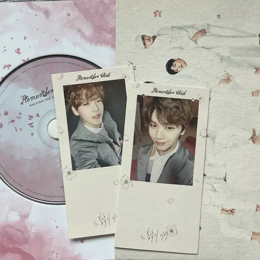 비투비 굿즈 육성재 이민혁 프니엘 임현식 포카 봄날의기억 책갈피 비투비무비 비투비앨범