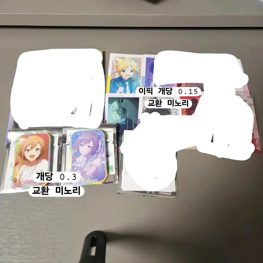 프세카 굿즈 이픽 사각캔 엽서 코스터 교판