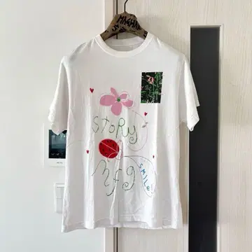 22AW Story mfg. 티셔츠 S 프린트 인도산