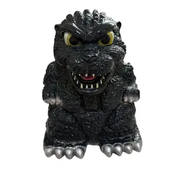[ 레어템 ] 1994년산 고질라 저금통 도호 영화 소프트 비닐 GODZILLA 블랙