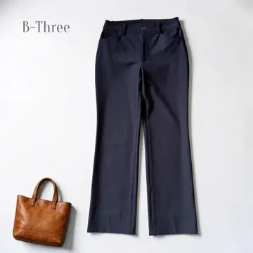 B-Three 비쓰리 스트레치 팬츠 롱팬츠 네이비 2 M 봄/가을