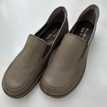 VITA NOVA 슬립온 로퍼 그레이지 23.5cm EEE