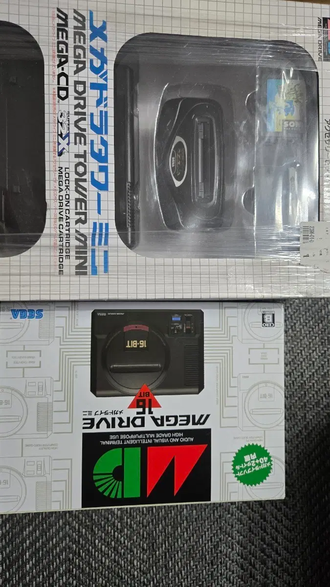 세가 메가 드라이브  미니  새제품 +메가씨디 타워 새제품