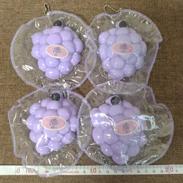 PINCH TOYS 물 느낌 스퀴즈 물 느낌 포도 스퀴즈 보라색 4개 세트