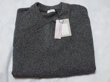 새상품 crepuscule Moss Stitch Polo 사이즈 1 그레이