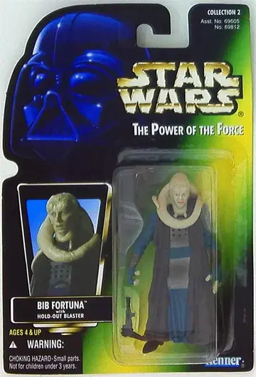 해즈브로 재팬 STARWARS THE POWER OF THE FORCE COLLECTION 2 BIB FORTUNA (대지 사진 / 인쇄) 3.5인치