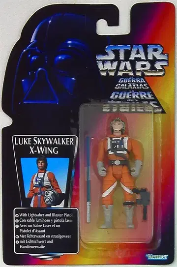해즈브로 재팬 레드 (오렌지) 카드 LUKE SKYWALKER / X-WING (멀티랭귀지) 3.5인치