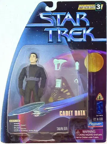 Playmates STARTREK WARPFACTORSERIES3 Cadet Data