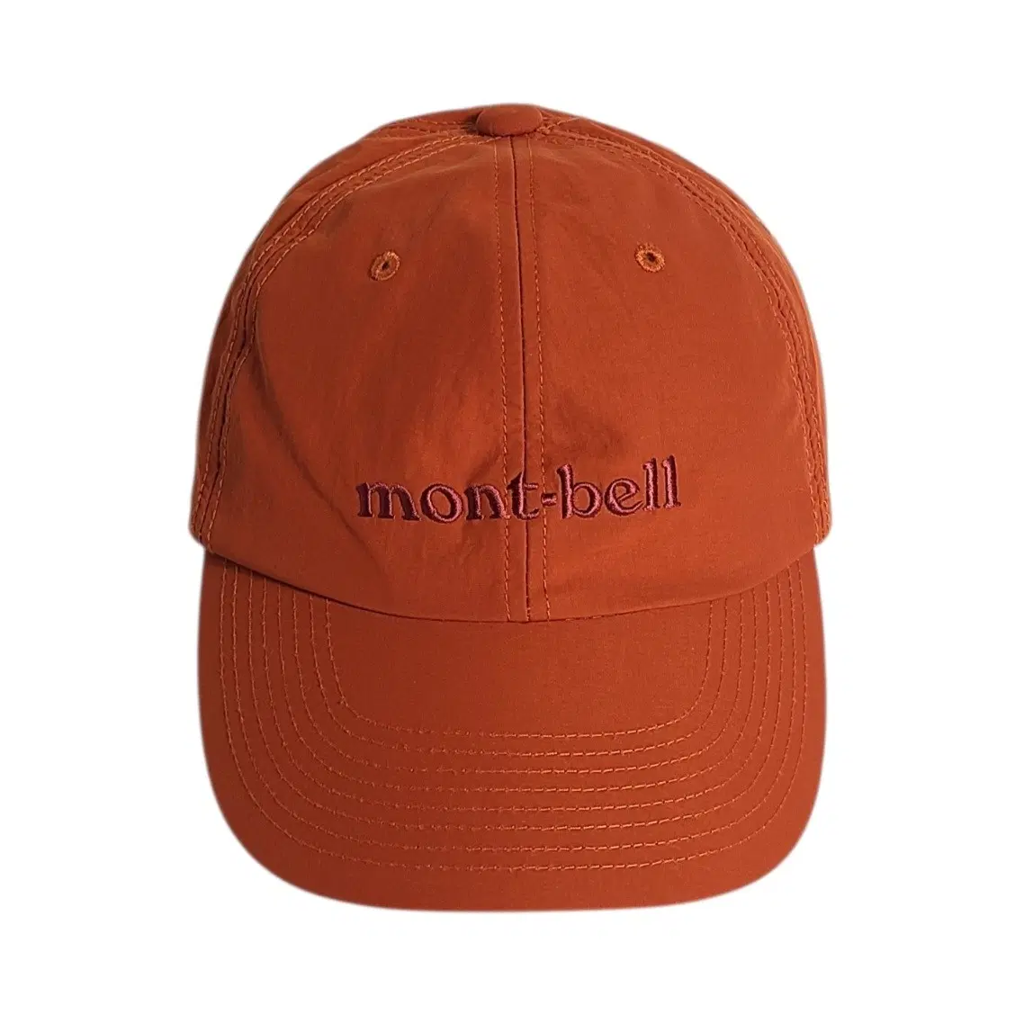 montbell) 빈티지 몽벨 고프코어 스트레치 O.D. 캡 브릭 오렌지