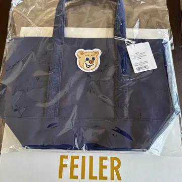FEILER 러브러리 바이 페이러 토트백 네이비