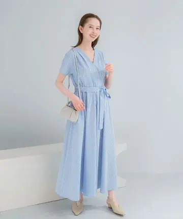 [ ROSSO ] 체크 카슈쿨 원피스